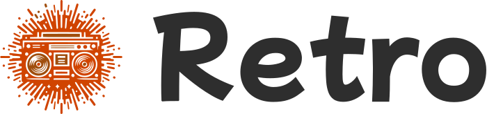 desain logo Retro