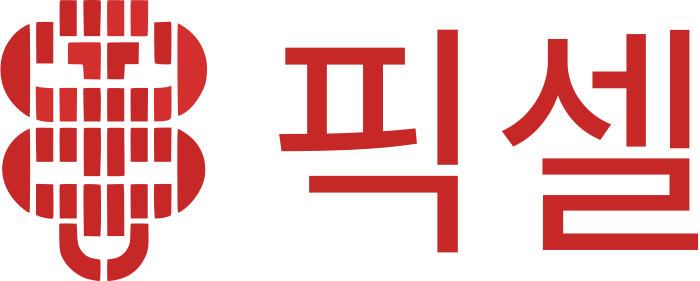 픽셀 로고 디자인