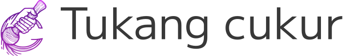 Tukang cukur logo design