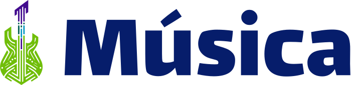 Música logo design