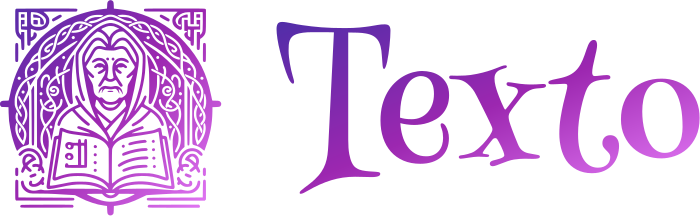 Texto logo design
