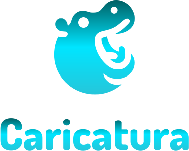 Caricatura logo design