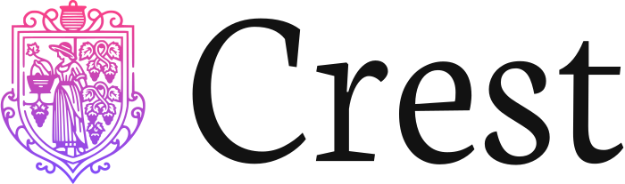 Crest logo design