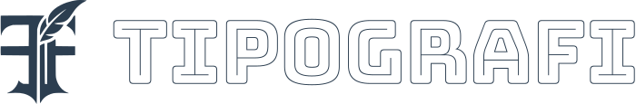 desain logo Tipografi