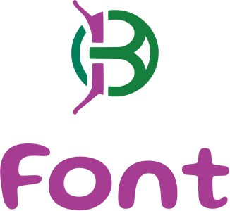 desain logo Font