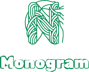 desain logo Monogram