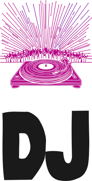 diseño de logotipo DJ