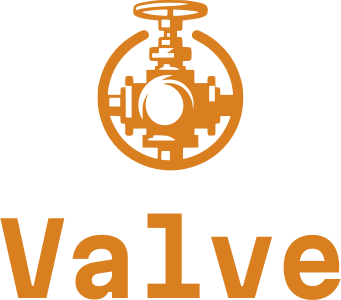 Valve logo design