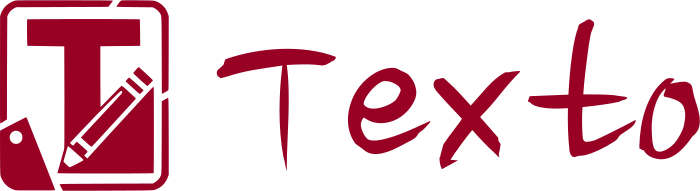 Texto logo design