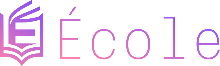 École logo design