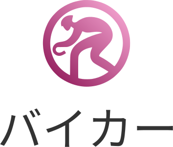バイカー logo design