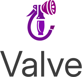 Valve logo design