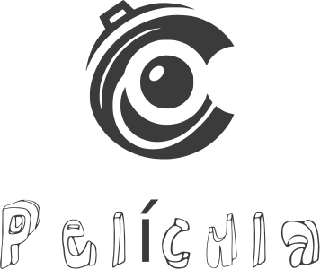 Película logo design