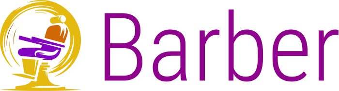 Barber logo design