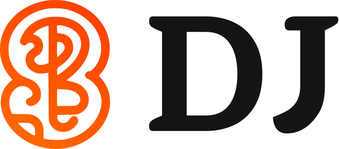 design del logo DJ