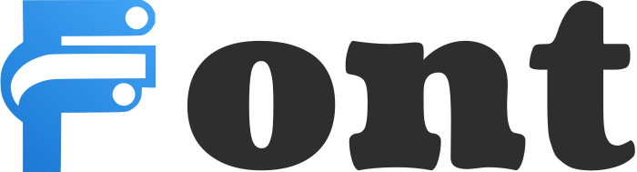 desain logo Font