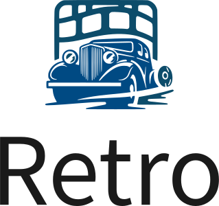 desain logo Retro