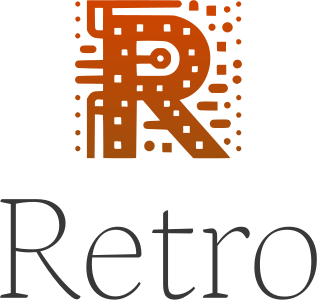 desain logo Retro