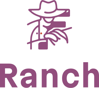 design del logo Ranch