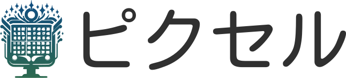 ピクセル ロゴデザイン