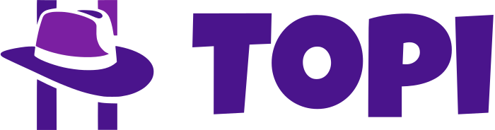 desain logo Topi