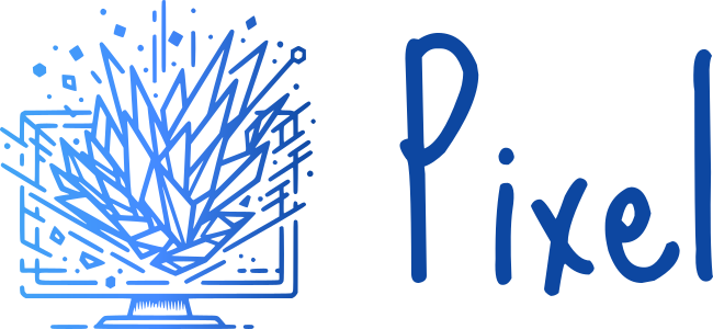 Pixel logo design