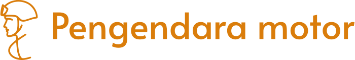 Pengendara motor logo design