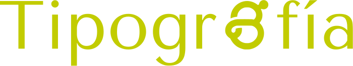 Tipografía logo design