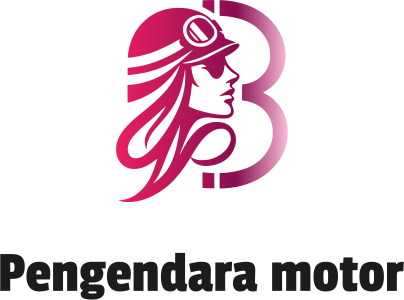 Pengendara motor logo design