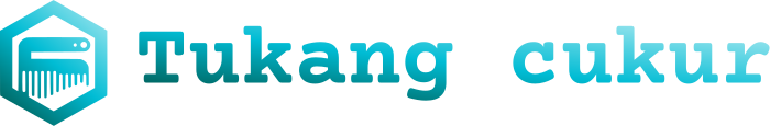 Tukang cukur logo design