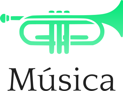 Música logo design