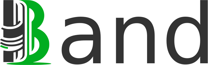 design del logo Band