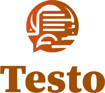design del logo Testo