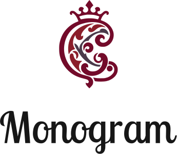 desain logo Monogram