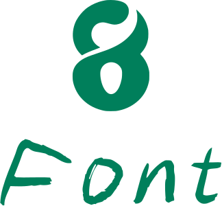 Font logo design