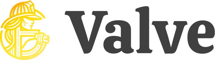 Valve logo design