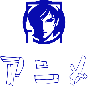 アニメ logo design