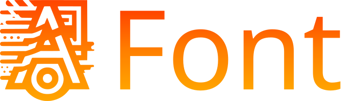Font logo design