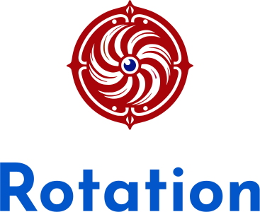 Rotation logo design