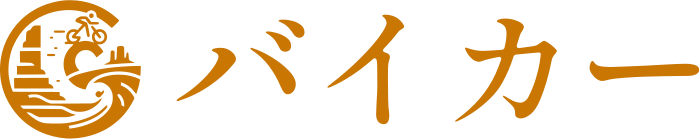 バイカー logo design