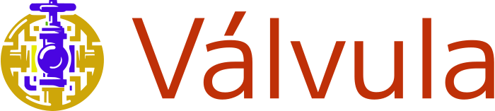 Válvula logo design