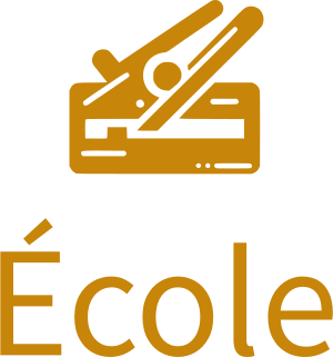École logo design