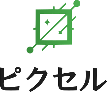 ピクセル ロゴデザイン