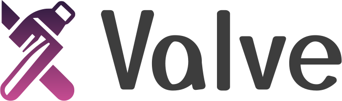 Valve logo design