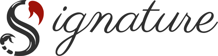 Signature logo design