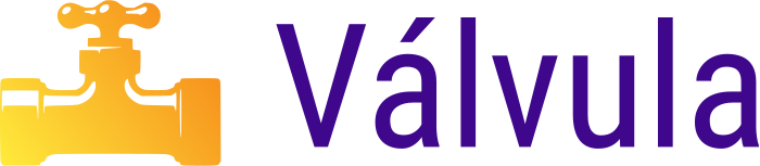 Válvula logo design