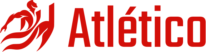 Atlético logo design