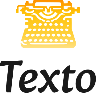 Texto logo design