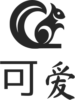 可爱 logo design