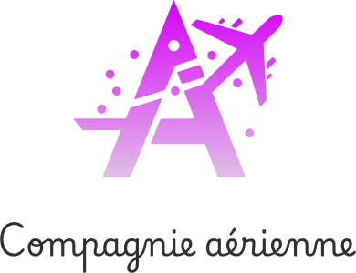 Compagnie aérienne logo design